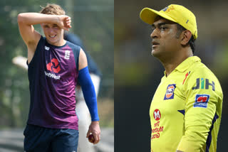 Sam Curran and MS Dhoni