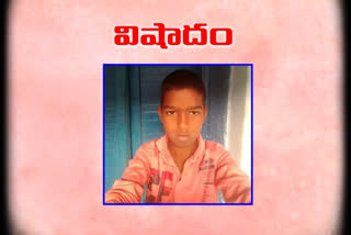 during Holi celebrations time A boy died at venkatapur sangareddy