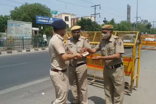 Additional dcp distributed sweets among policemen