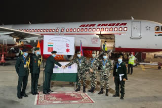 Indian Army donates 1 lakh doses COVID-19 vaccines to Nepal Army