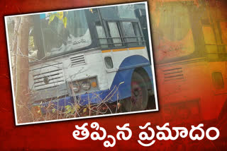 RTC bus , accident