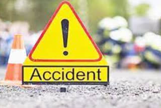 bike hits lorry, accident in ap