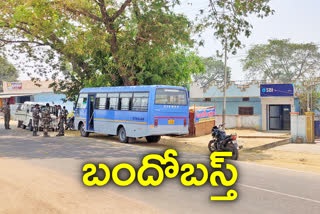 Gunjapadugu village,  police security