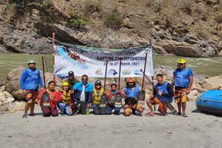 14th national river rafting competition IN SHIMLA