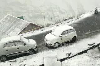 Kullu snow fall