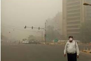 Ghaziabad pollution level rises  central pollution control board delhi  pollution in delhi  ghaziabad pollution  गाजियाबाद में वायु प्रदूषण  गाजियाबाद का एयर क्वॉलिटी इंडेक्स