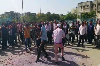 holi in dholpur police line, holi in dholpur