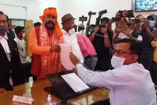 bjp candidate filed nomination for madhupur by-election in deoghar