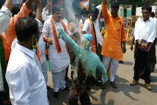 bjp sc morcha fires on ysrcp government