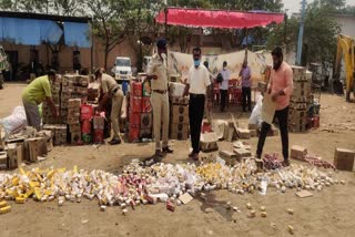 Destruction of seized liquor,Beer