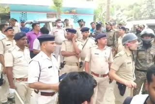 Police stationed in Tarsan village