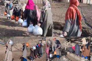 locals of gujar patti rain suffer of clean drinking water