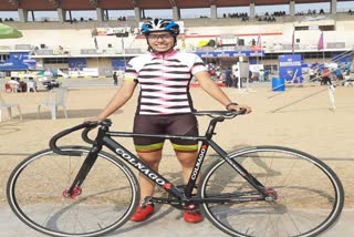 cyclist swati singh finished her campaign with 3 medals including one gold at 72nd national track cycling championship