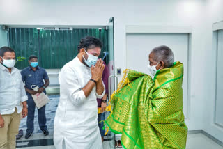 minister of state kishan reddy meets musician ilaiyaraja