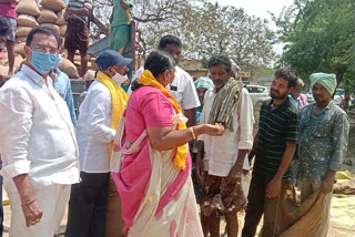 Panabaka Lakshmi election campaign in Venkatagiri