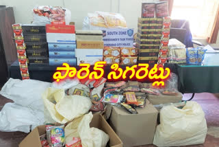 old city hyderabad news, Foreign cigarettes sale