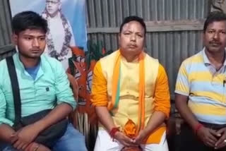 bengal election 2021 Allegations of harassment of Sitais BJP candidate Deepak Roy against Trinamool in dinhata coochbehar