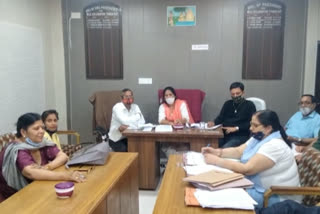 Sujanpur city council meeting held on tuesday