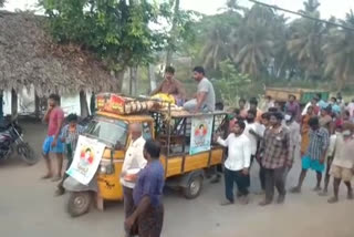 funeral to who was killed at pakodi vehicle in east godavari