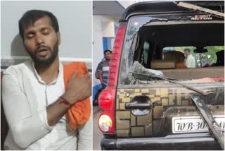 bjp candidate ashok dinda attacked by trinamool workers