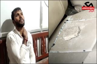 Former cricketer Ashok Dinda's car attacked  Ashok Dinda  Ashok Dinda's car attacked  bengal poll  അശോക്‌ ദിന്ദ  അശോക്‌ ദിന്ദയുടെ കാർ അജ്ഞാതർ ആക്രമിച്ചു  മുൻ ക്രിക്കറ്റ് താരം അശോക്‌ ദിന്ദ  ബംഗാൾ പോൾ