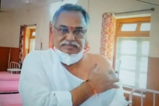 peddapalli mla has taken corona vaccination