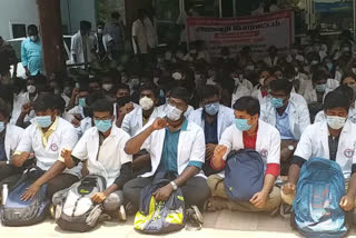 Fee issue: Medical students jumped into sit in protest