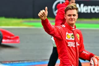 Schumacher's son Mick 90 per cent happy with debut race