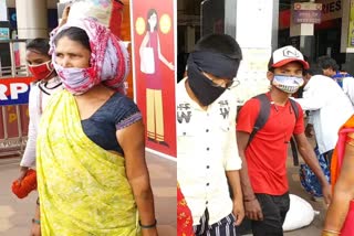 छत्तीसगढ़ में कोरोना संक्रमण ,Raipur Railway Station