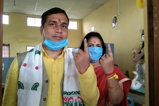 jayanta malla baruah cast his vote