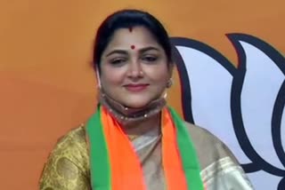 సినీనటి ఖుష్బూ, khushbu sundar on dmk