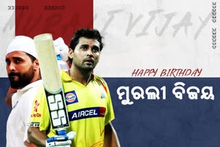 BIRTHDAY SPECIAL OF INDIA OPENER MURALI VIJAY