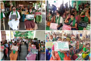 amaravathi farmers protests reached to 417 day