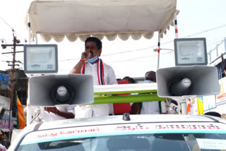 அமைச்சர் காமராஜ், Minister Kamaraj, Nannilam ADMK Candidate Minister Kamaraj vote collection