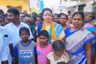 Election2021 BJP Ramanathapuram  நடிகை கெளதமி தேர்தல் பரப்புரை  பாஜக நட்சத்திர பேச்சாளர் கெளதமி  ராமநாதபுரத்தில் நடிகை கெளதமி தேர்தல் பரப்புரை  Actress Gautami election campaign  BJP star spokesperson Gautami  Actress Gautami's election campaign in Ramanathapuram