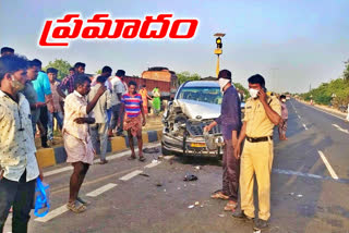 Accident at rangapuram, wanaparthy district
