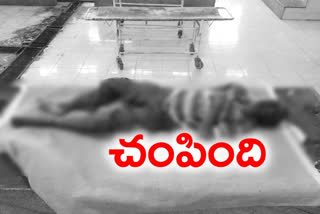 రోకలి బండతో భర్తను కొట్టి చంపిన భార్య