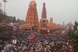 2.90 crore worth of  silver chariot for Nanjundeshwar of mysore