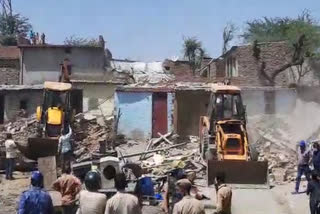 faridabad municipal corporation encroachment removed