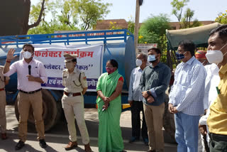 नागौर की ताजा हिंदी खबरें, Nagaur Municipal Council, वाहनों पर लगाए रिफ्लेक्टर