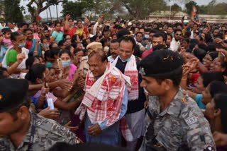 নিৰ্বাচনী প্ৰচাৰৰ সময়ত ক'ভিড বিধি উলংঘন