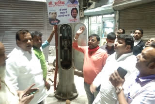 13 High Most Lights dedicated to public in Ballimaran Ward 90 of Delhi