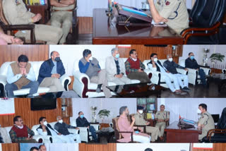 SSP kishtwar meeting all poltical parties