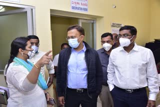 bbmp-chief-commissioner-visited-ulsoor-hospital-and-east-zone-control-room