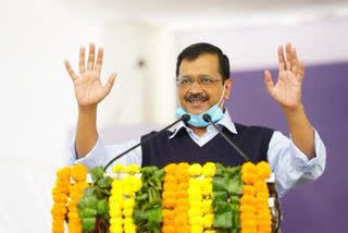 Delhi Chief Minister Arvind Kejriwal during a digital conference in New Delhi