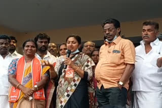 actress-rohini-election-campaign-in-madurai