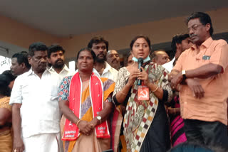 actress rohini election campaign in madurai thiruparanguntram