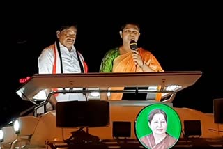 actress vindhya election campaign for admk in cuddalore