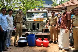 ചാരായം പിടികൂടി വാര്‍ത്ത എക്‌സൈസ് പരിശോധന വാര്‍ത്ത alcohol was seized news excise inspection news