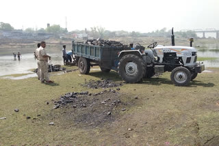 Large quantity of illegal coal seized in Dhanbad